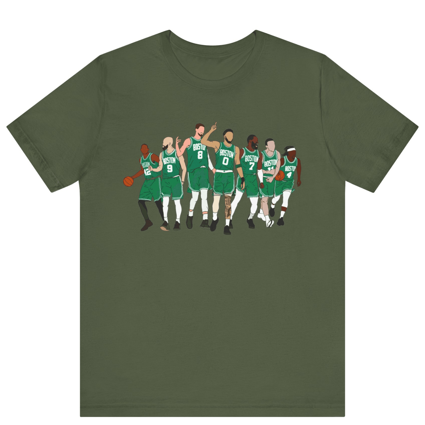 Celtics Players T-shirt - Off Bubble