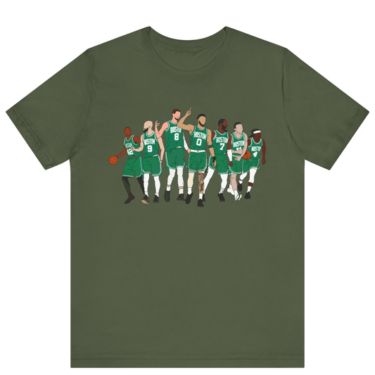 Celtics Players T-shirt - Off Bubble