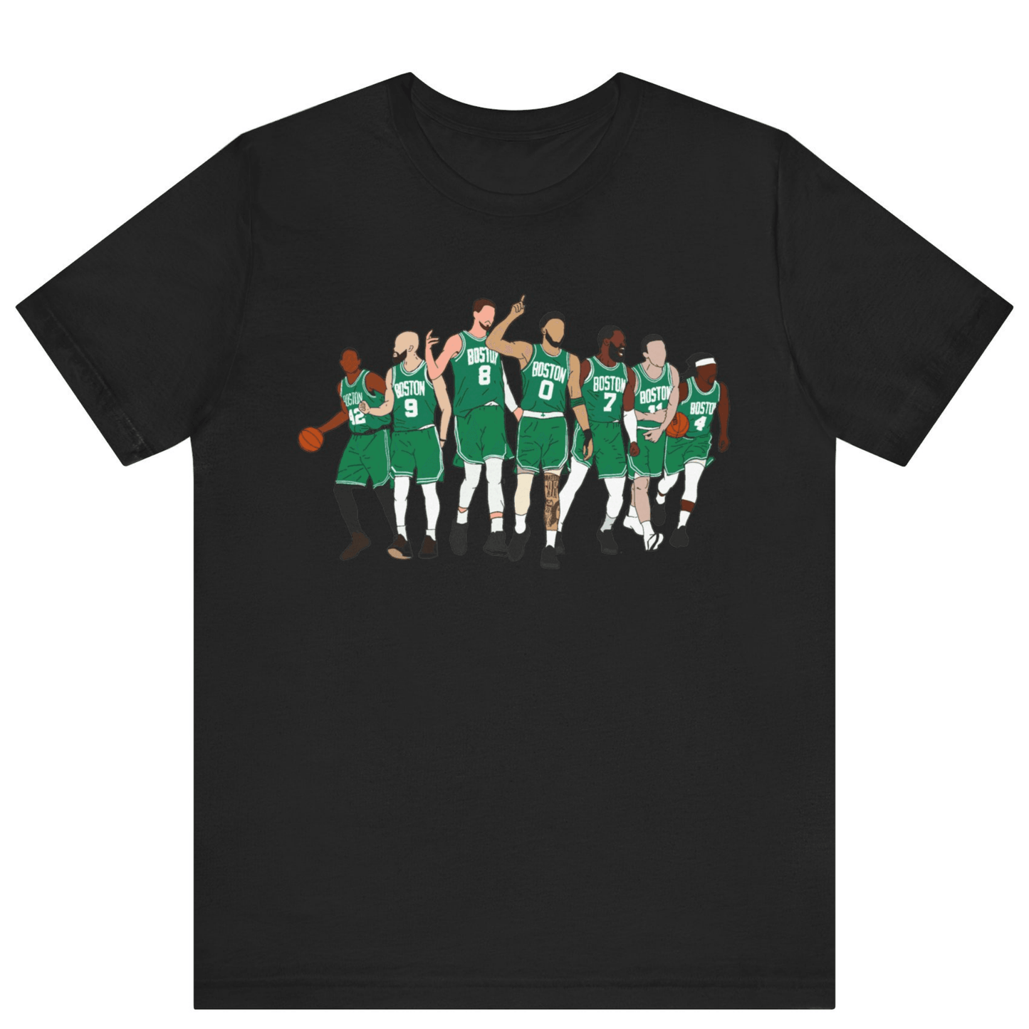Celtics Players T-shirt - Off Bubble