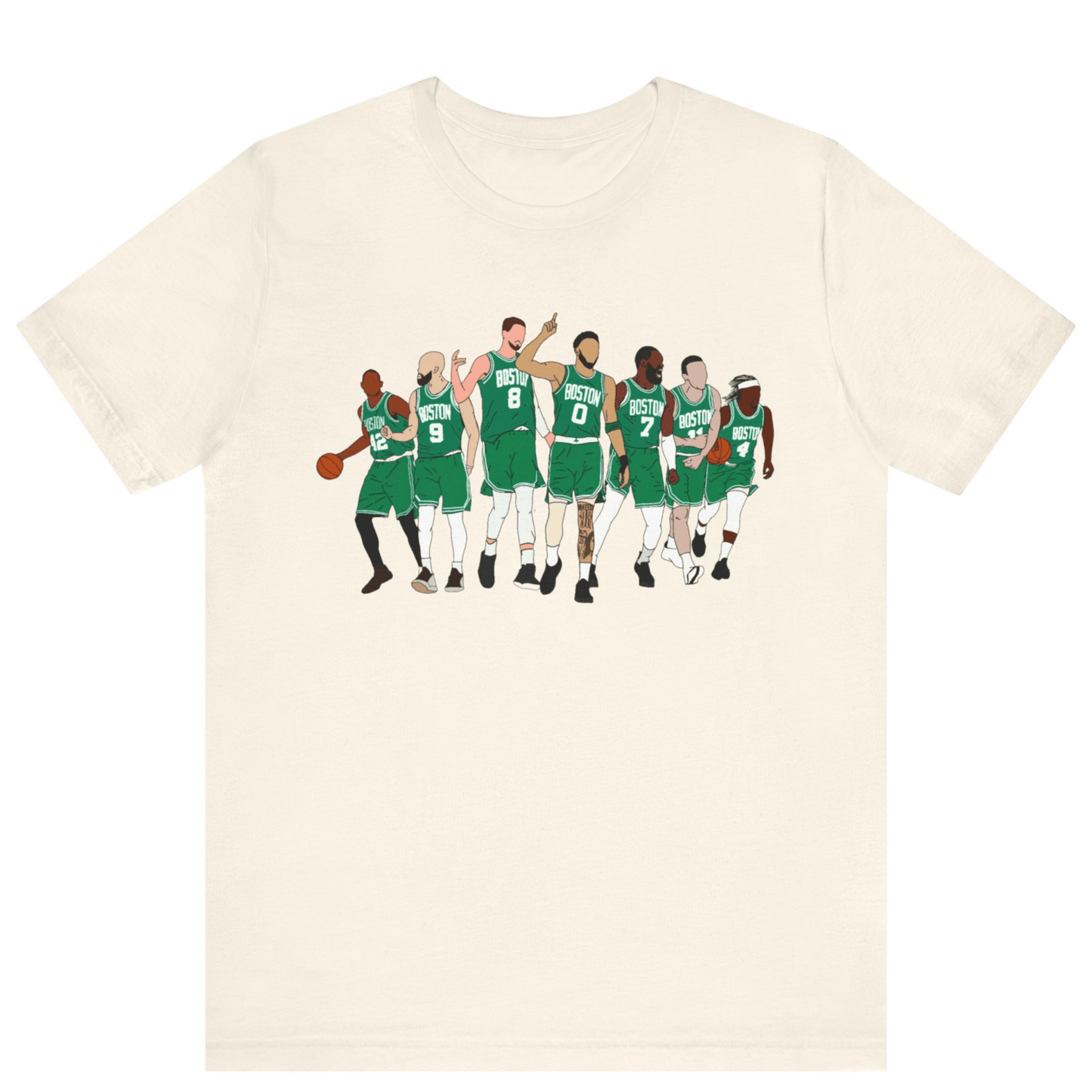 Celtics Players T-shirt - Off Bubble