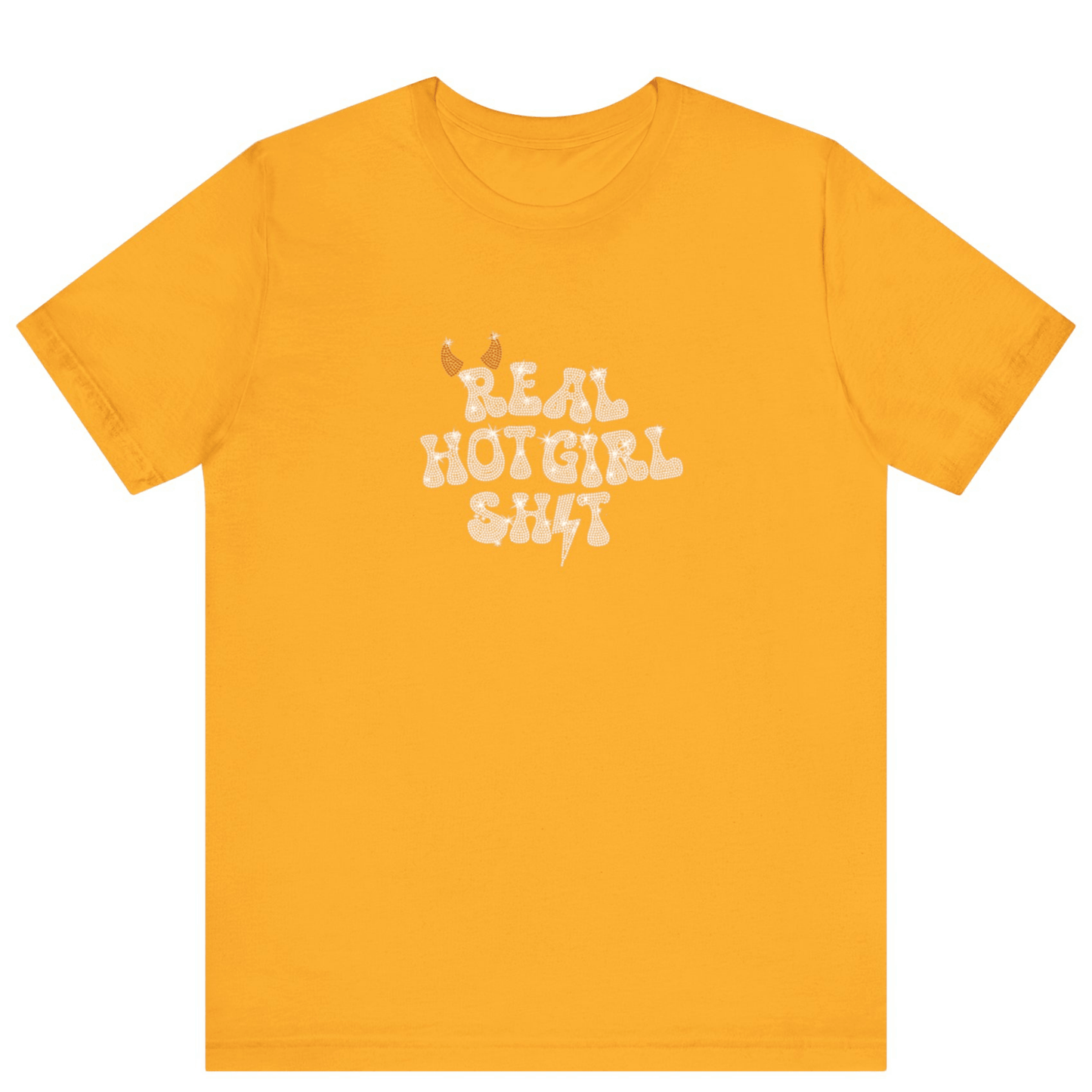 Real Hot Girl Shit Bling T-shirt - Off Bubble