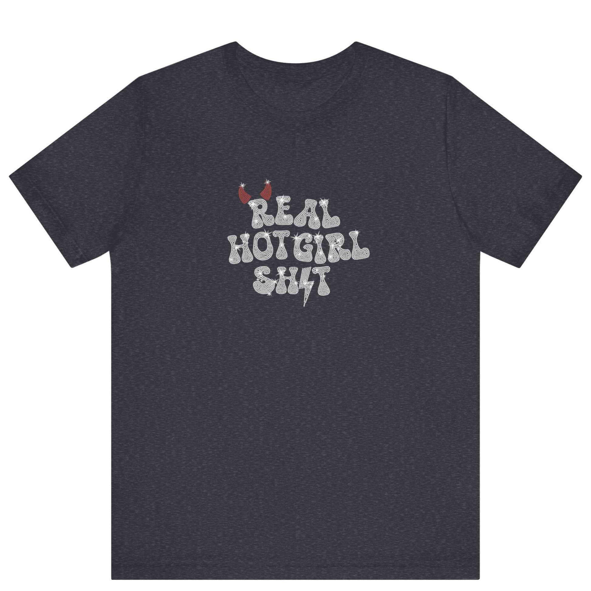 Real Hot Girl Shit Bling T-shirt - Off Bubble