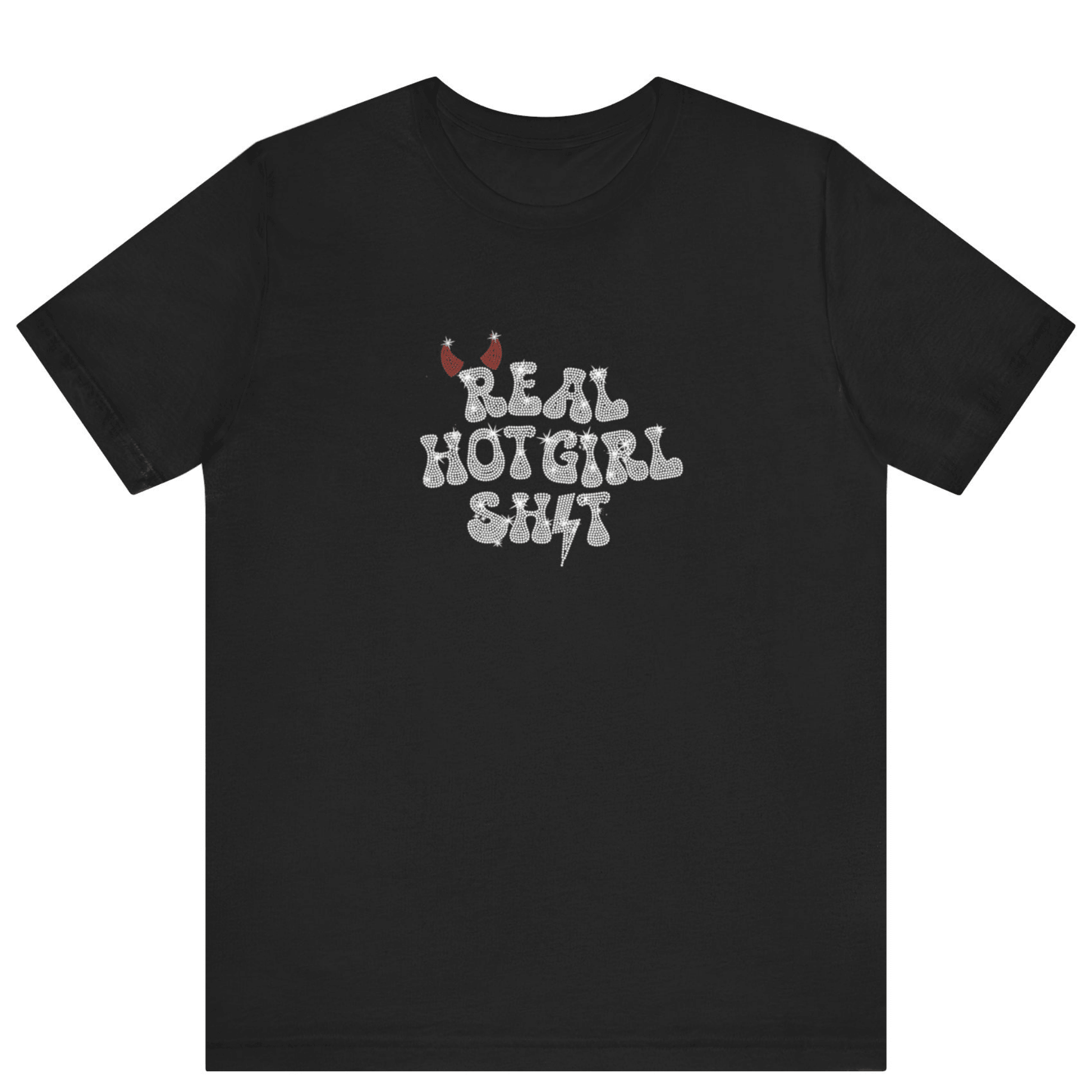 Real Hot Girl Shit Bling T-shirt - Off Bubble