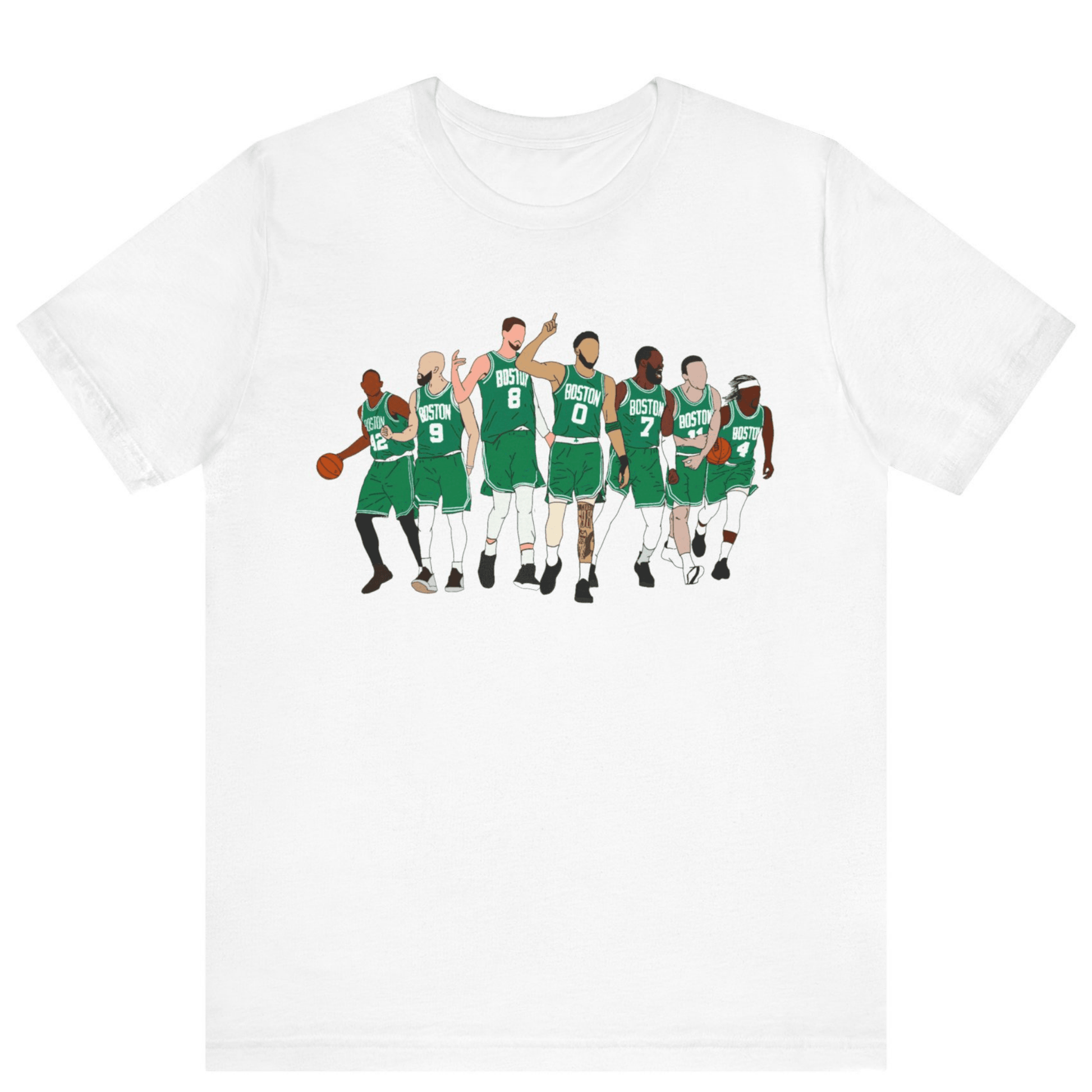 Celtics Players T-shirt - Off Bubble