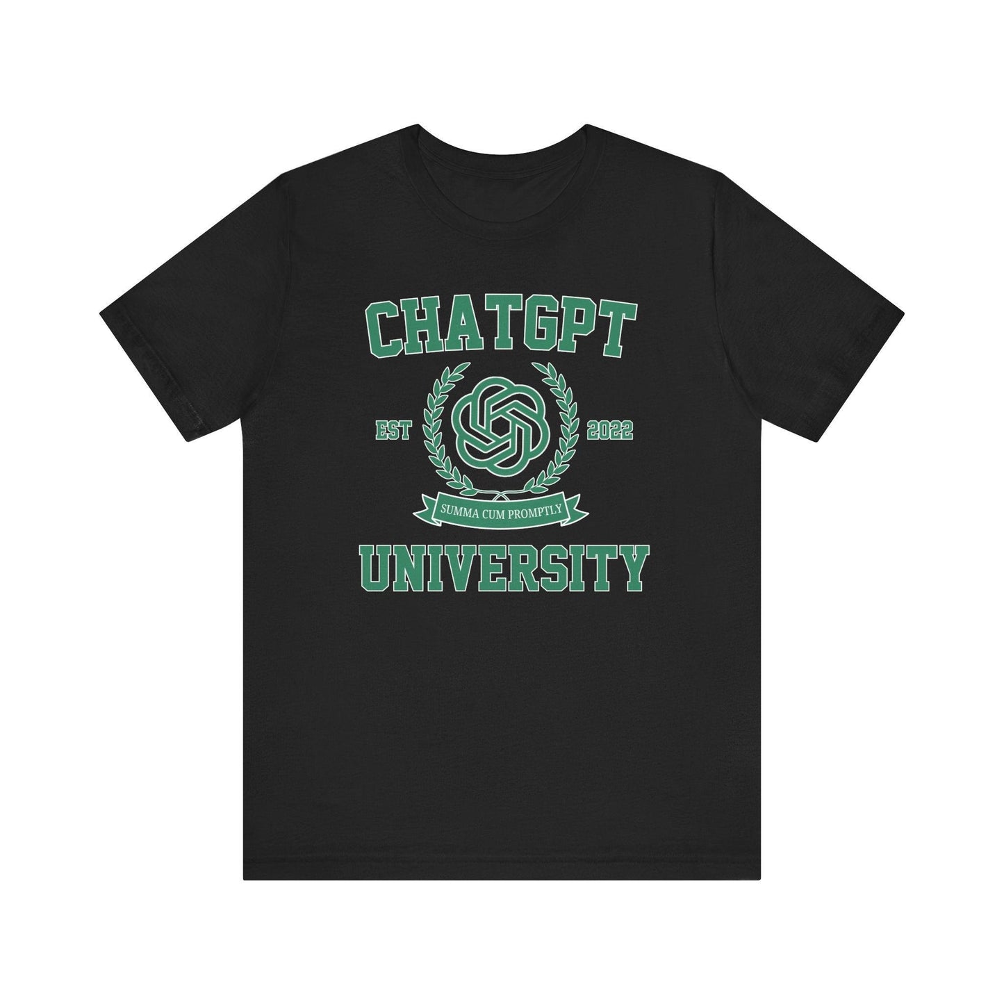 ChatGPT University T-shirt| Funny Graduation Unisex Tee - Off Bubble