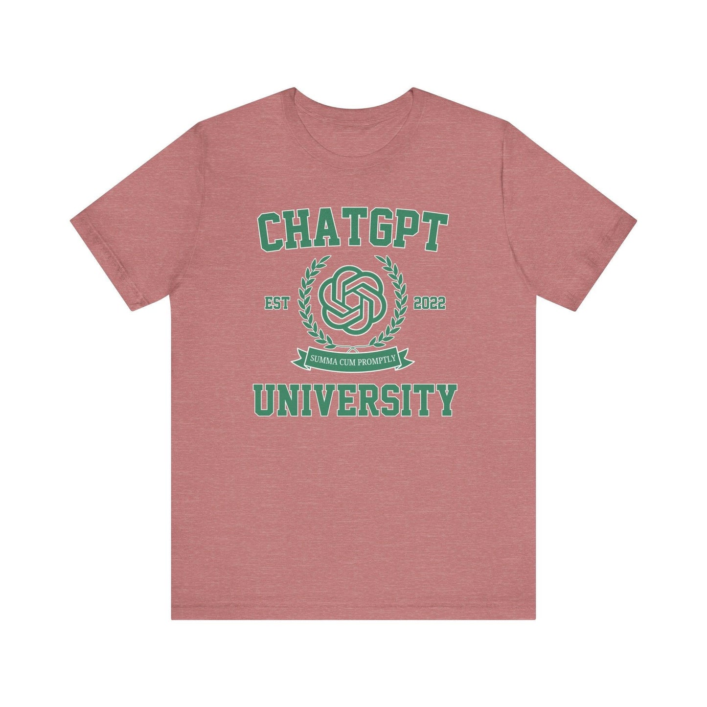 ChatGPT University T-shirt| Funny Graduation Unisex Tee - Off Bubble