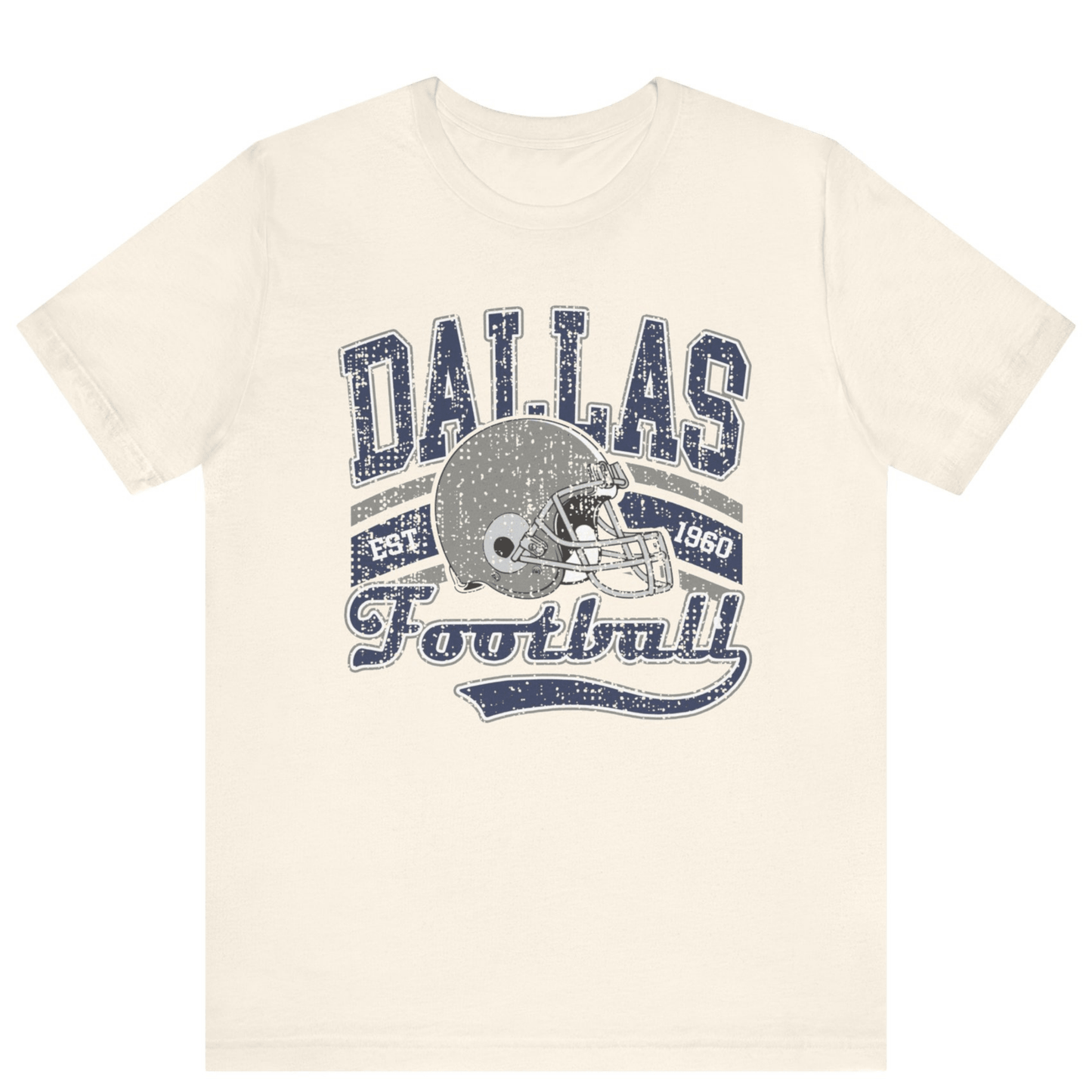 Retro Dallas Football T-shirt - Off Bubble