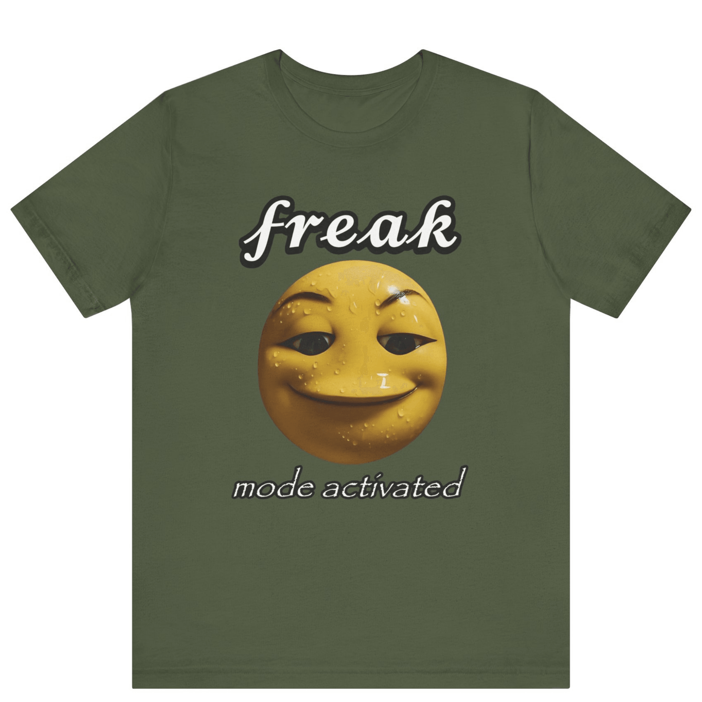 Freak Mode Activated Meme T-Shirt | Funny Gen Z Emoji Tee - Off Bubble