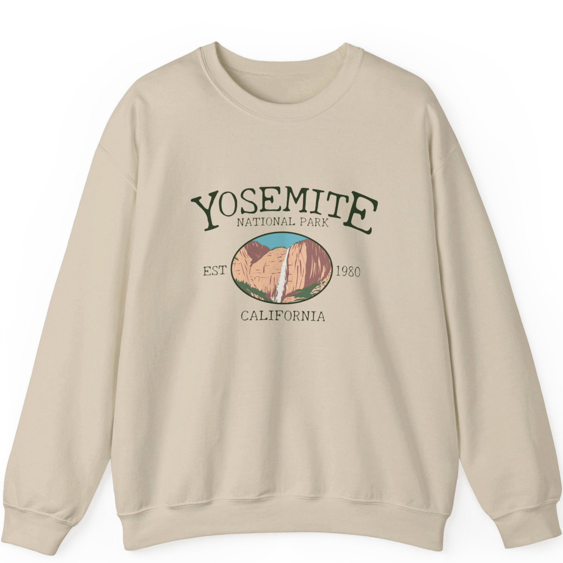 Yosemite National Park Sweatshirts | California Unisex Sweatshirt - Off Bubble