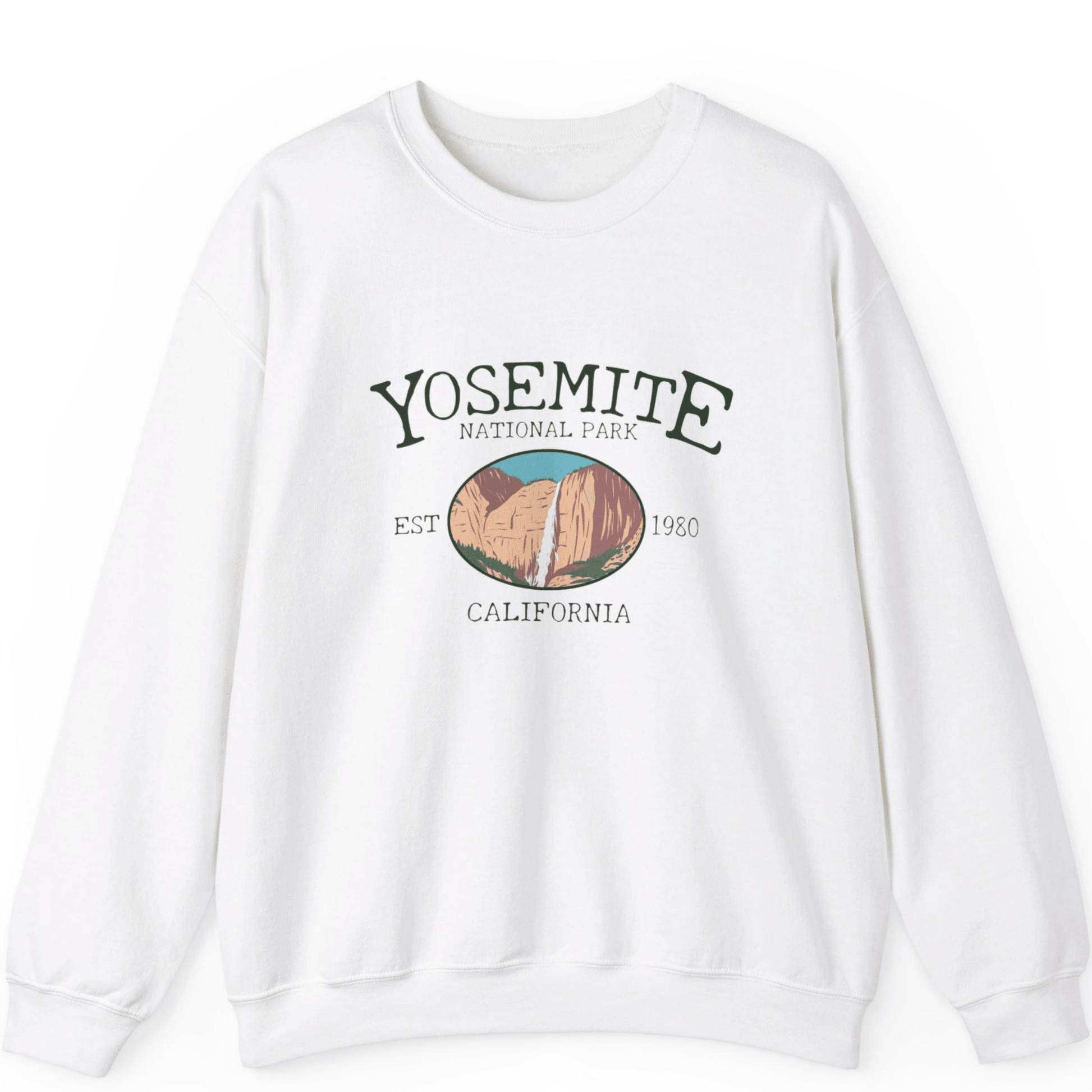 Yosemite National Park Sweatshirts | California Unisex Sweatshirt - Off Bubble
