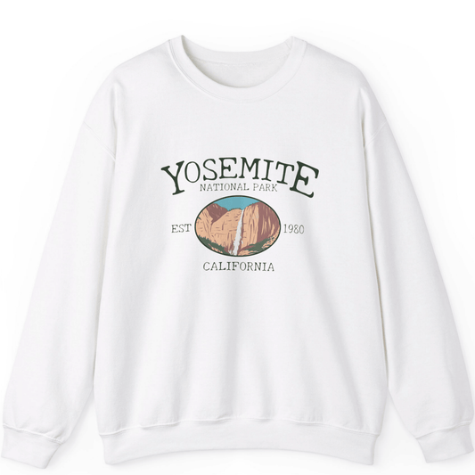Yosemite National Park Sweatshirts | California Unisex Sweatshirt - Off Bubble