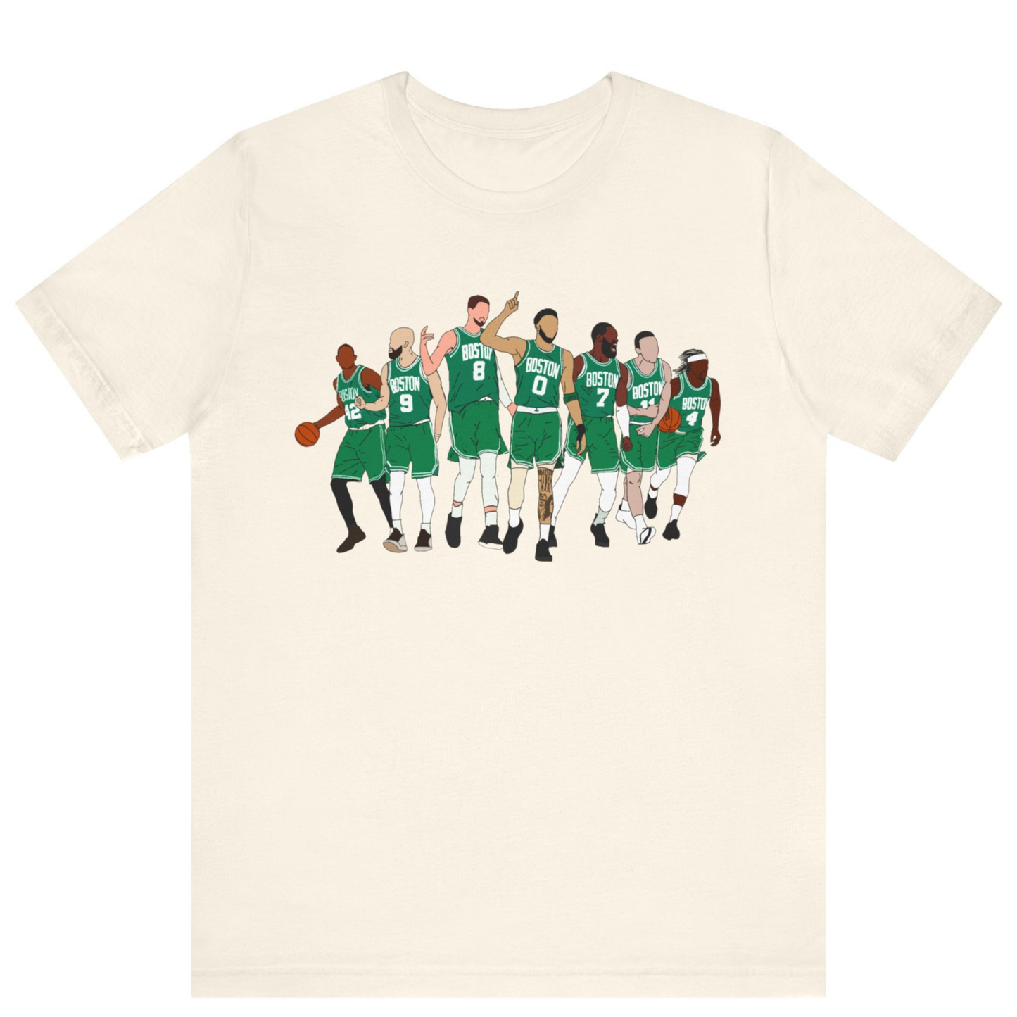 Celtics Players T-shirt - Off Bubble 