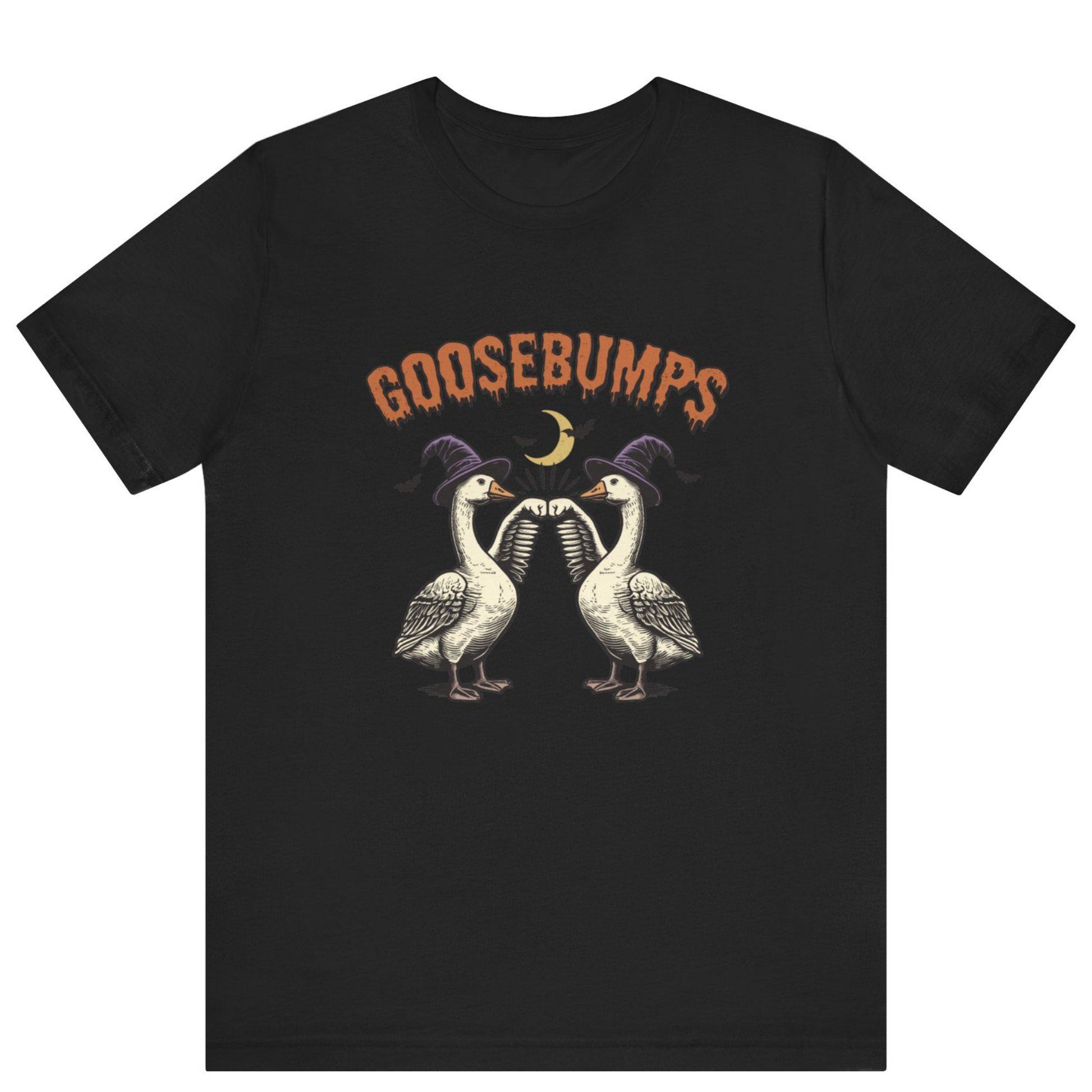 Halloween Goose Bumps Off Bubble T-shirt 