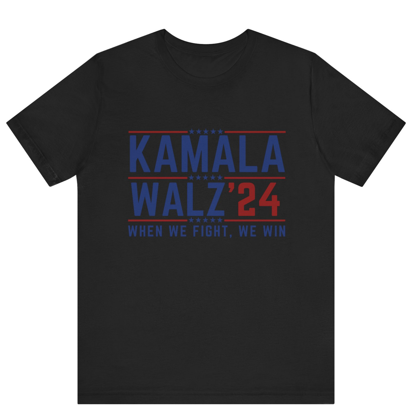 Kamala Harris Walz 2024 Black Shirt