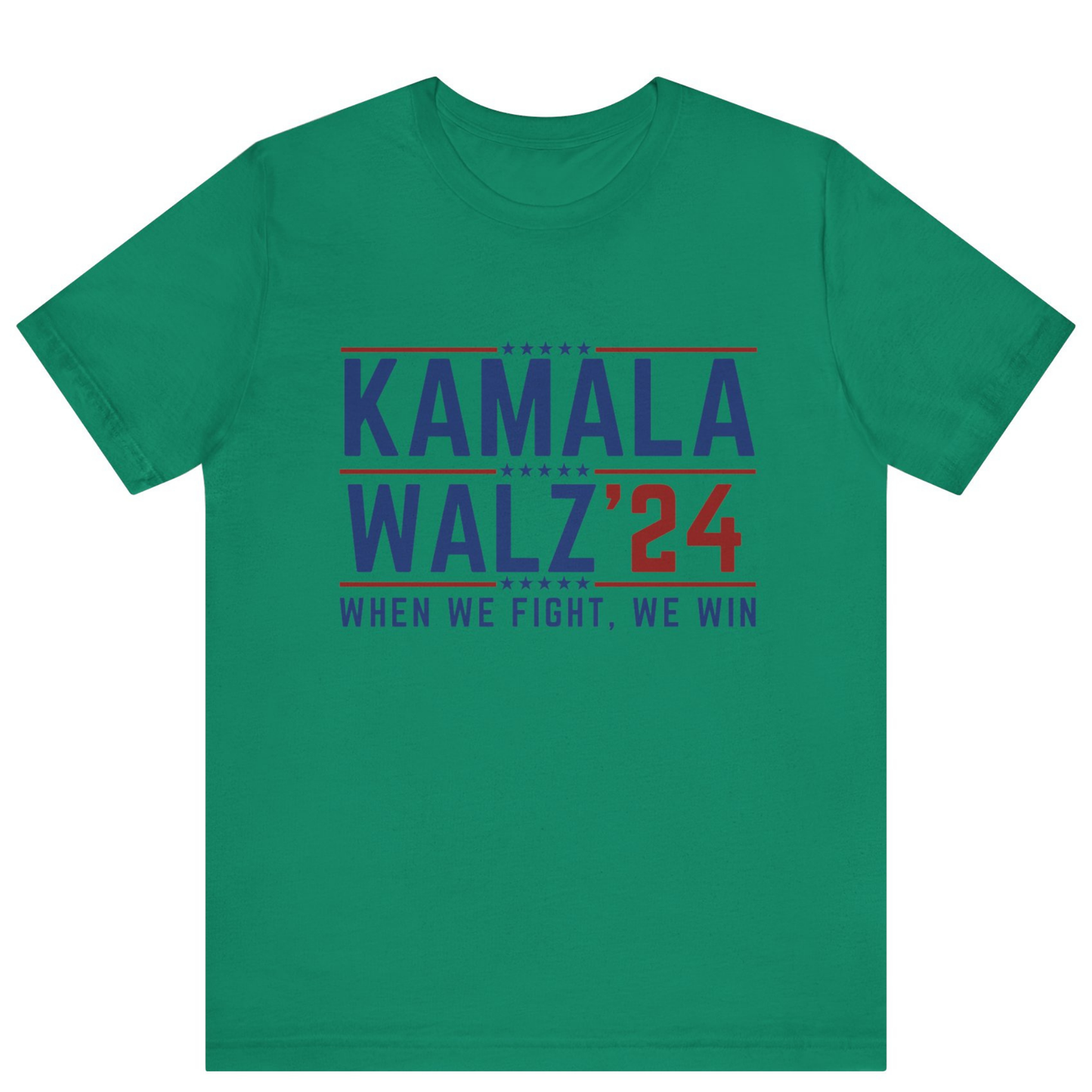 Kamala Harris Walz 2024 Green Shirt