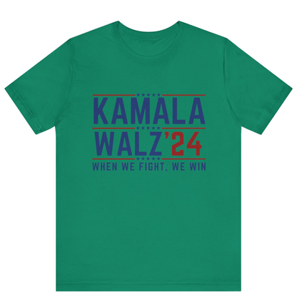 Kamala Harris Walz 2024 Green Shirt