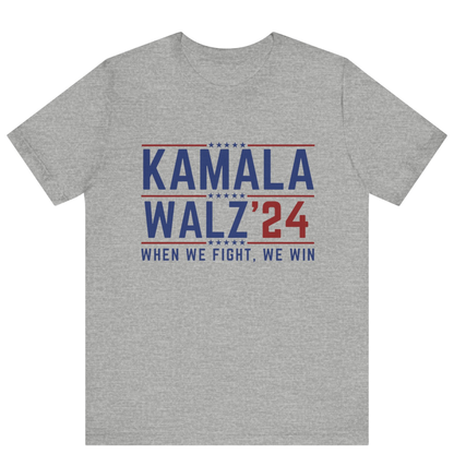 Kamala Harris Walz 2024 Grey Shirt