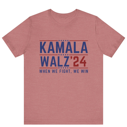 Kamala Harris Walz 2024 Mauve Shirt