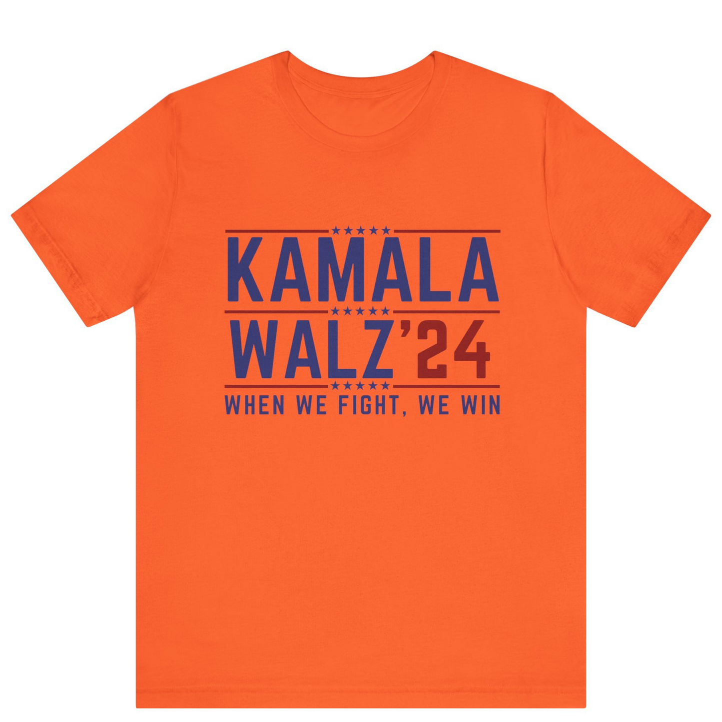 Kamala Harris Walz 2024 Orange Shirt