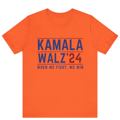 Kamala Harris Walz 2024 Orange Shirt