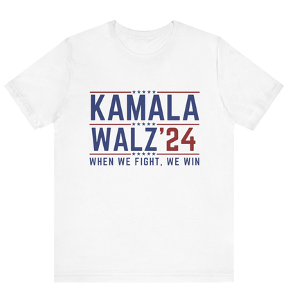 Kamala Harris Walz 2024 White Shirt