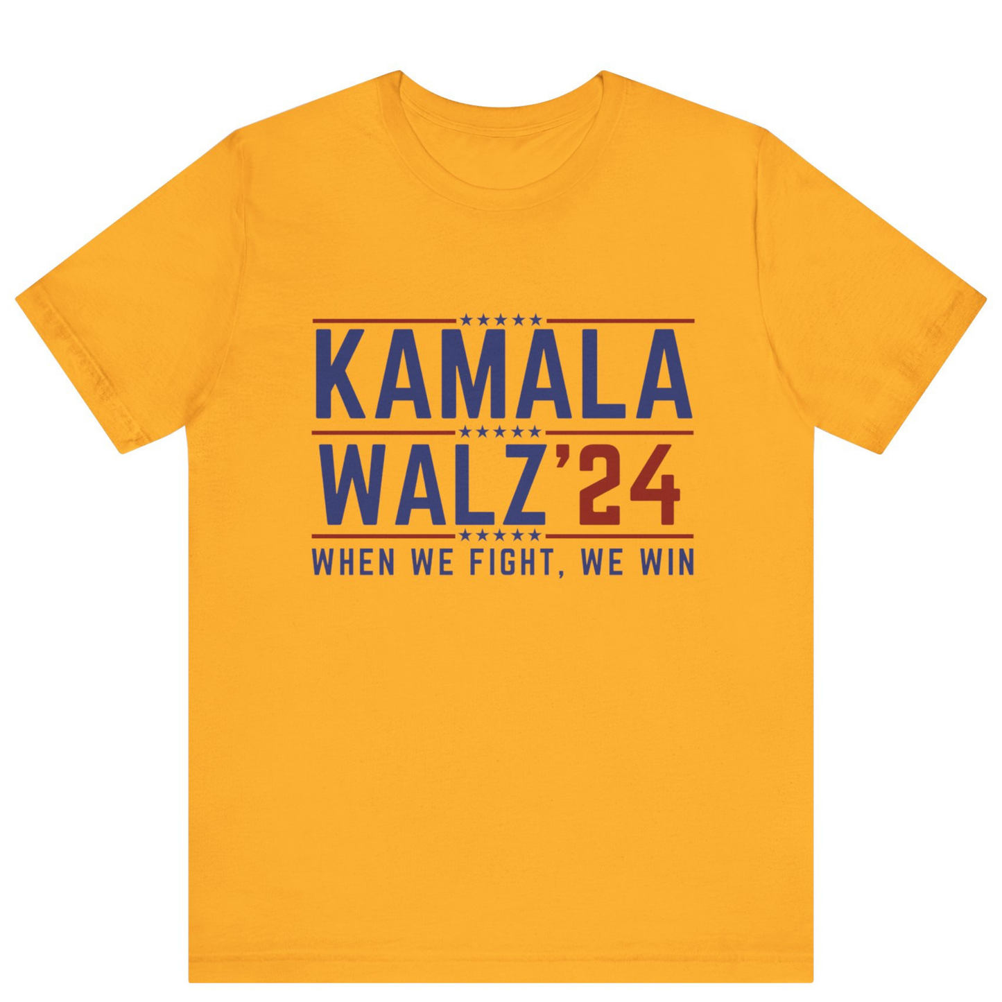 Kamala Harris Walz 2024 Yellow Shirt