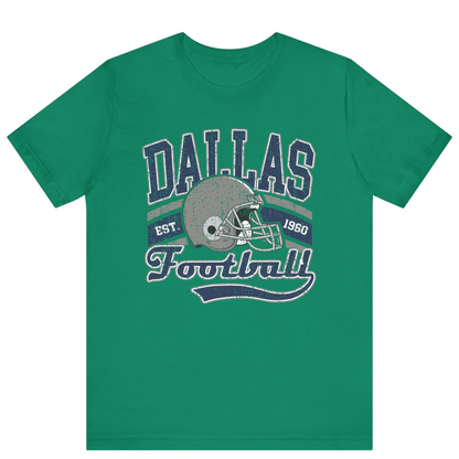 Retro Dallas Football T-shirt - Off Bubble