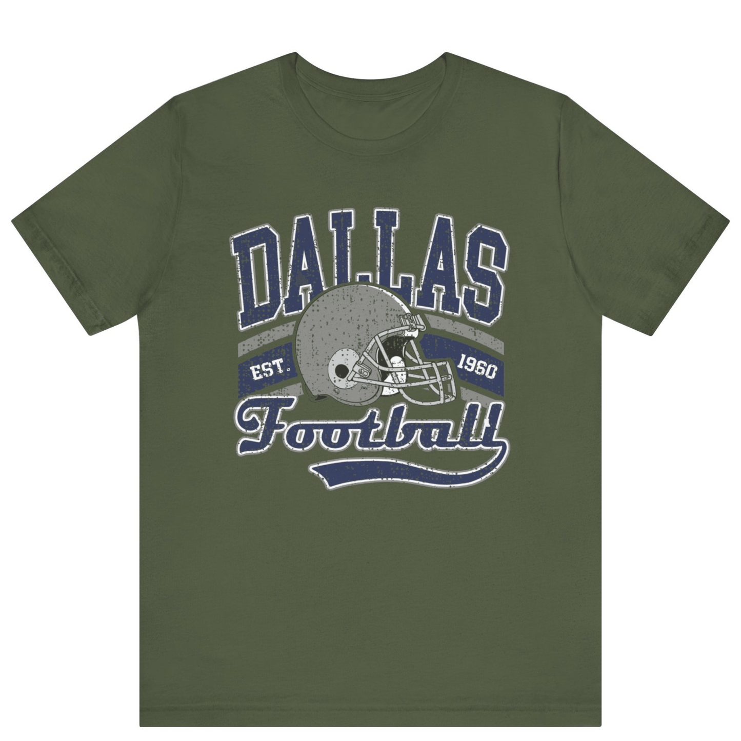 Retro Dallas Football T-shirt - Off Bubble