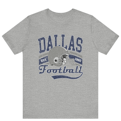 Retro Dallas Football T-shirt - Off Bubble