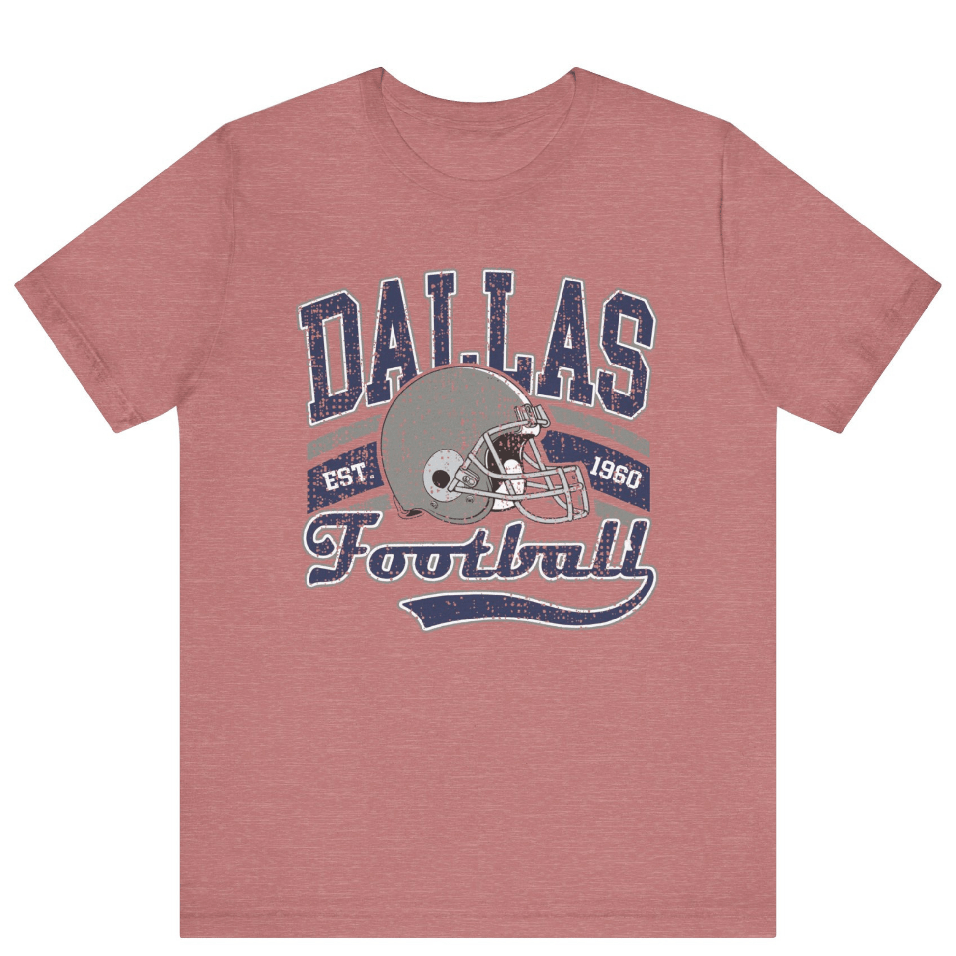 Retro Dallas Football T-shirt - Off Bubble