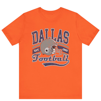 Retro Dallas Football T-shirt - Off Bubble