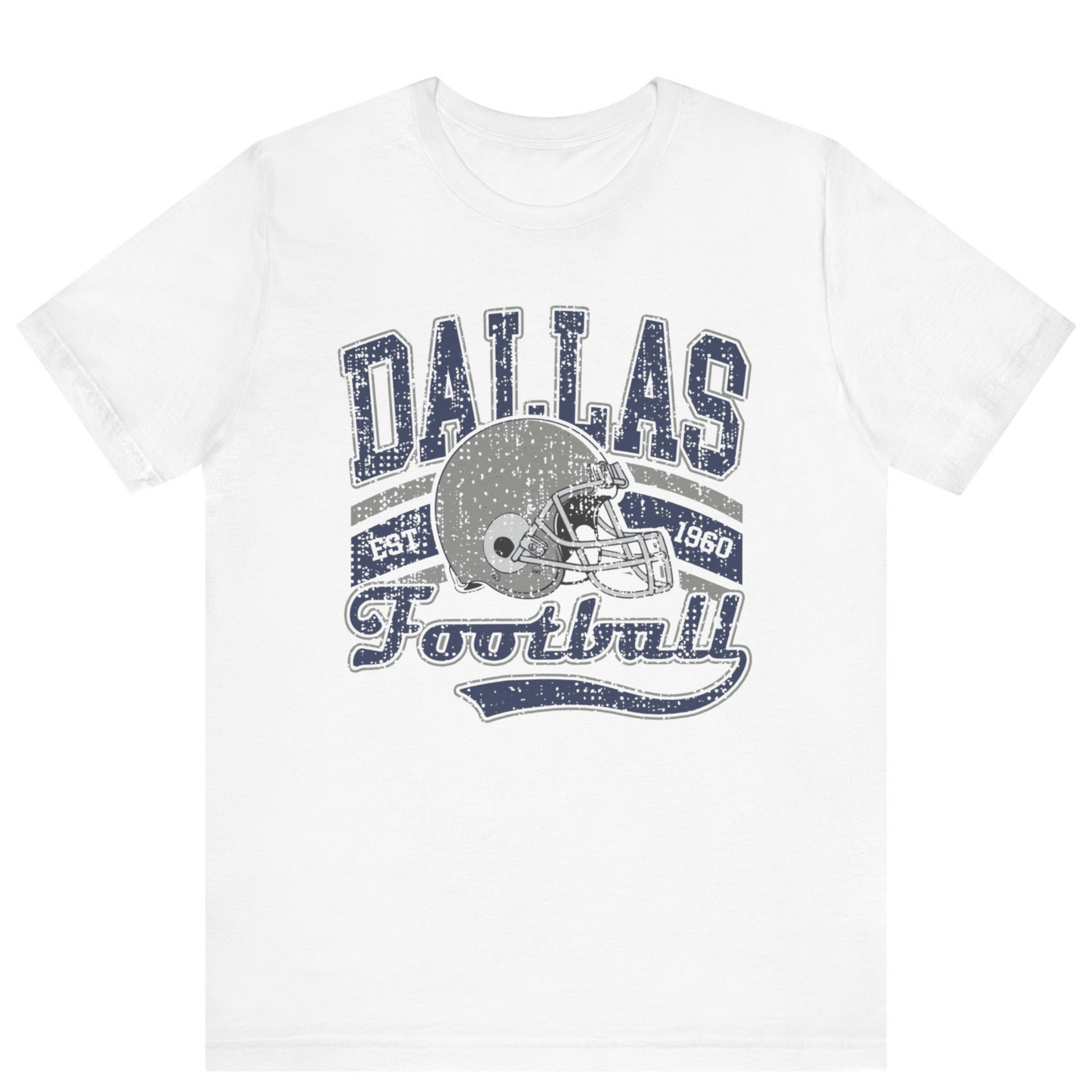 Retro Dallas Football T-shirt - Off Bubble