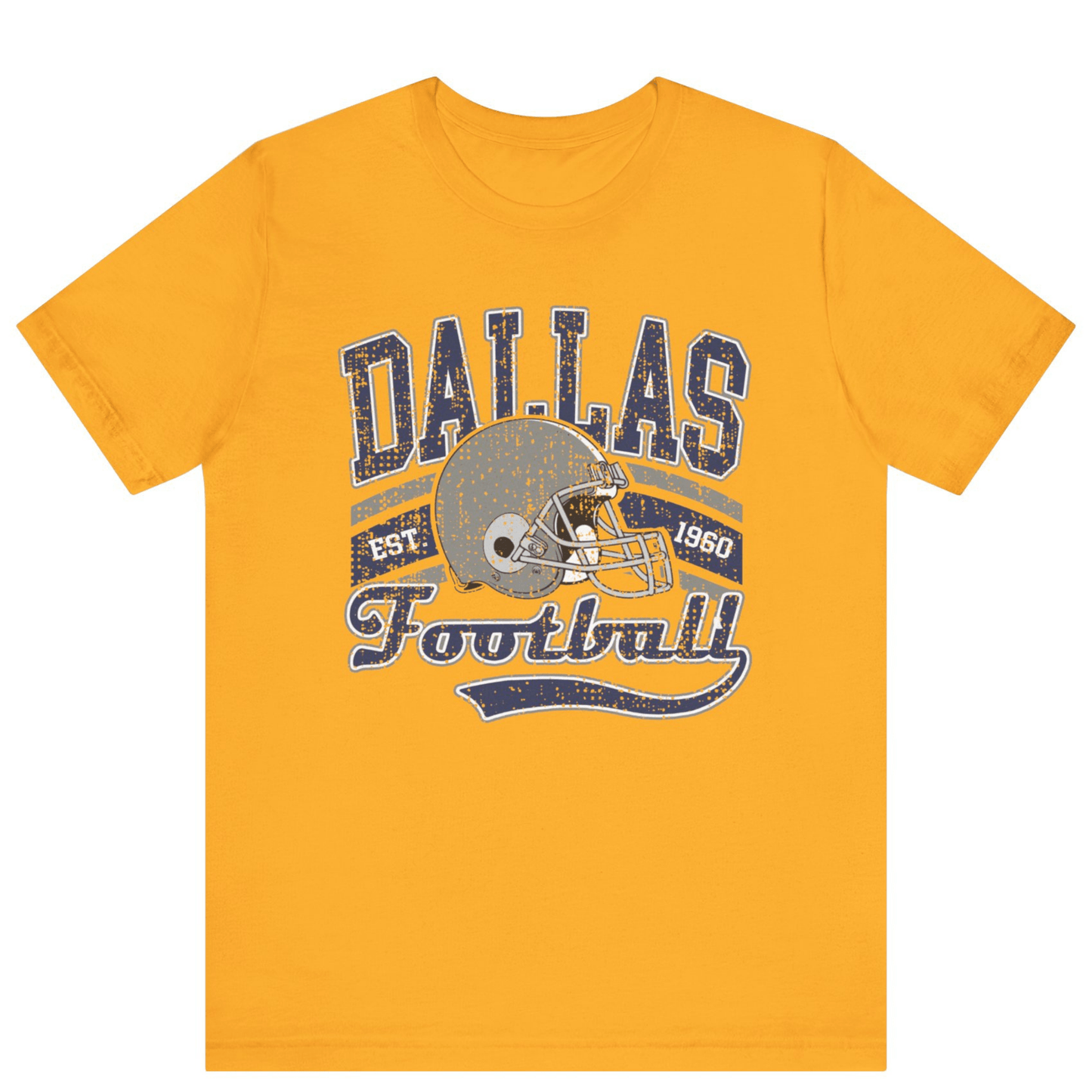 Retro Dallas Football T-shirt - Off Bubble