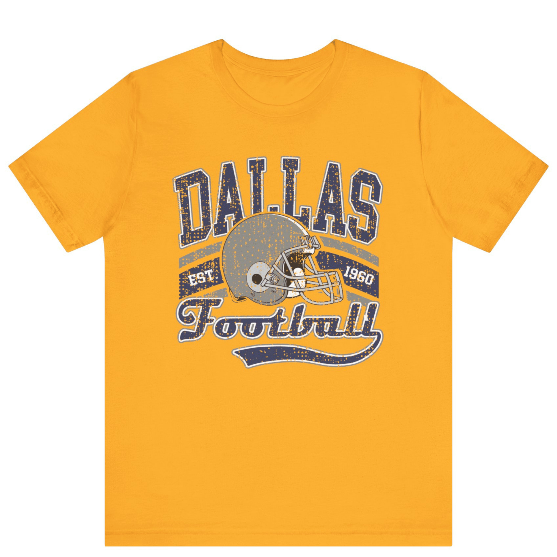 Retro Dallas Football T-shirt – Off Bubble