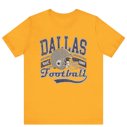 Retro Dallas Football T-shirt - Off Bubble