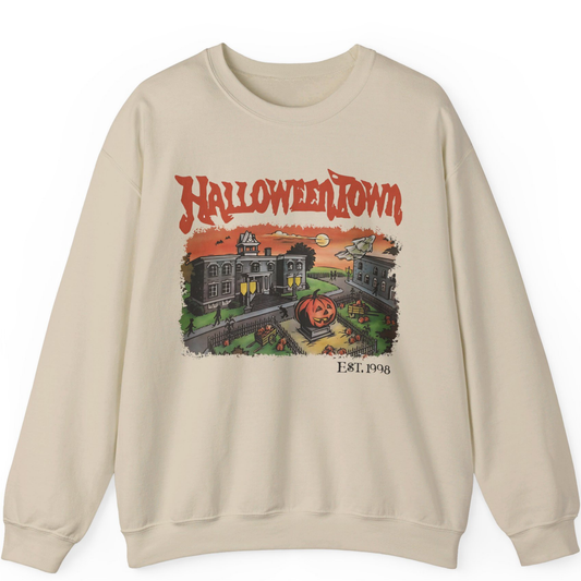 Halloweentown Est 1998 Sweatshirt, Halloweentown University| Retro Halloweentown Sweatshirt