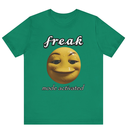 Freak Mode Activated Meme T-Shirt | Funny Gen Z Emoji Tee