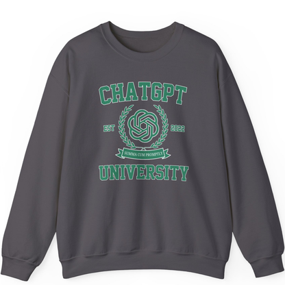 ChatGPT University Sweatshirt | Funny Graduation Sweatshirt Gift