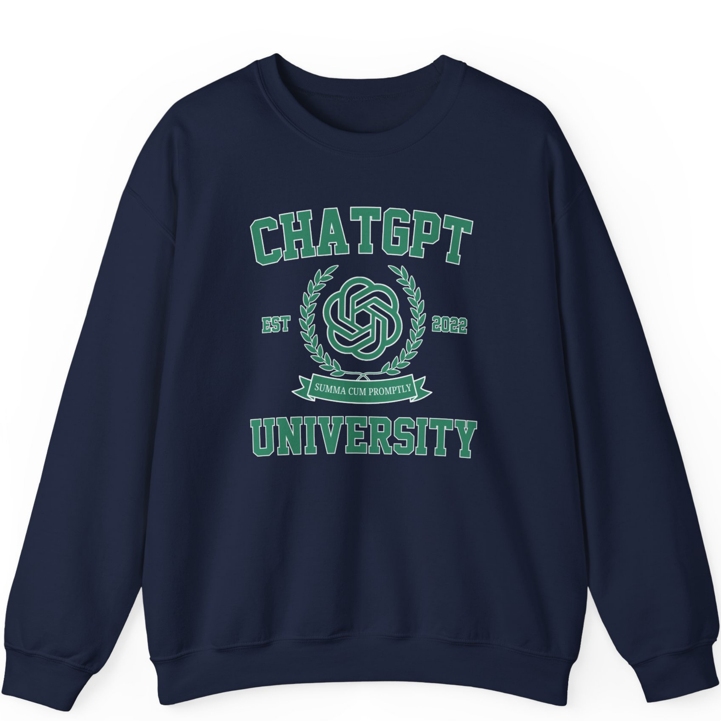 ChatGPT University Sweatshirt | Funny Graduation Sweatshirt Gift